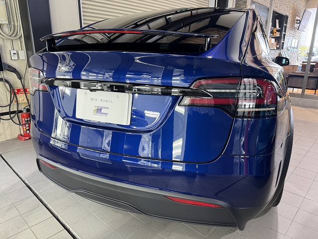 完成 8 - トータルカービューティIIC テスラモデルX 浦安市 セラミックコーティング施工後 完成写真