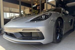 ポルシェ718ケイマン　セラミックコーティング施工後　完成写真　印西市