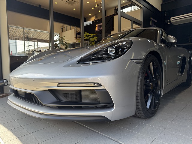 ポルシェ718ケイマン　セラミックコーティング施工後　完成写真　印西市