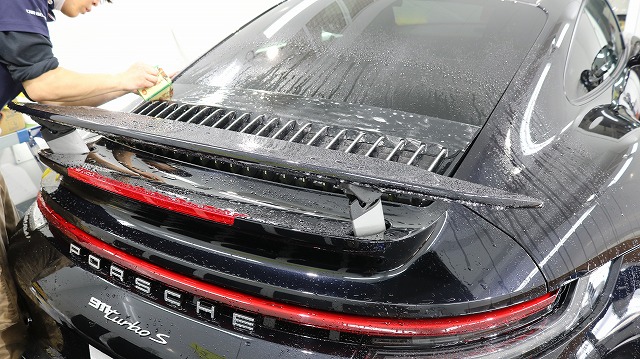 - トータルカービューティIIC ポルシェ911ターボSにフルプロテクション施工です 東京都 千葉県 XPEL ULTIMATE PULS
