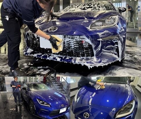 トヨタGR86 洗車&研磨 - トータルカービューティIIC トヨタGR86 洗車&研磨