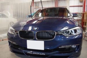 BMWアルピナB3にカーコーティング施工
