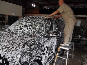 リンカーン　洗車