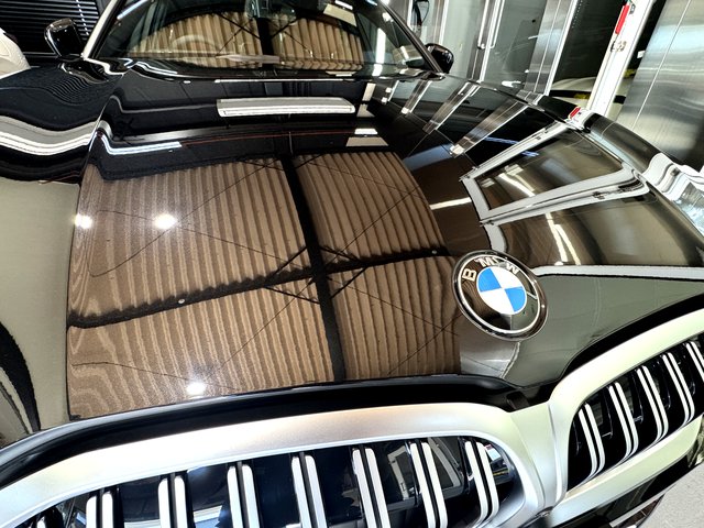 BMWアルピナ 黒 ボンネット セラミックコーティング