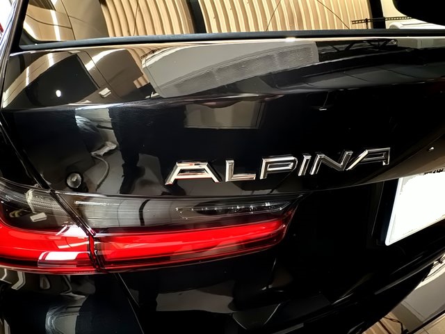 BMWアルピナ 黒 エンブレム セラミックコーティング