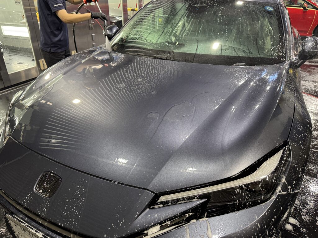 千葉県船橋市より、新車のプレリュードにセラミックコーティング( SystemX MAX)