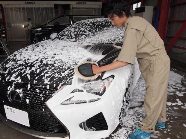 レクサスRCF 洗車 - トータルカービューティIIC レクサスRCF 洗車