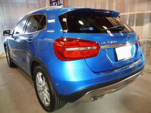 ベンツGLA 仕上がり 後ろ斜め - トータルカービューティIIC ベンツGLA 仕上がり 後ろ斜め