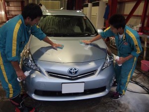 プリウス コンクリートミスト除去 - トータルカービューティIIC プリウス コンクリートミスト除去