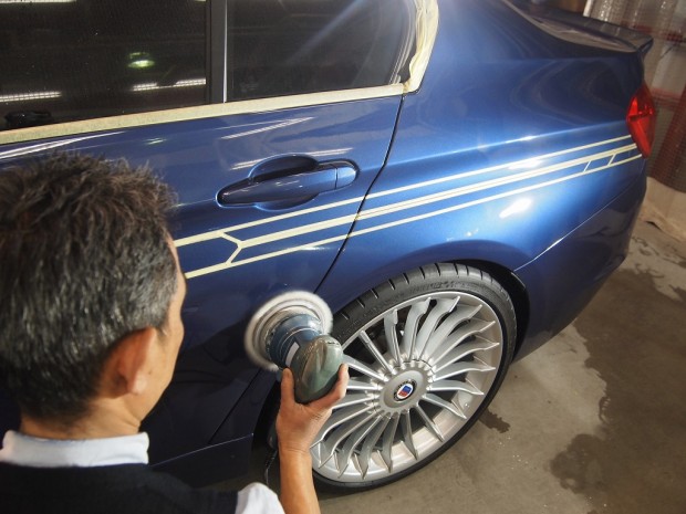 BMWアルピナB3 磨き - トータルカービューティIIC BMWアルピナB3 磨き