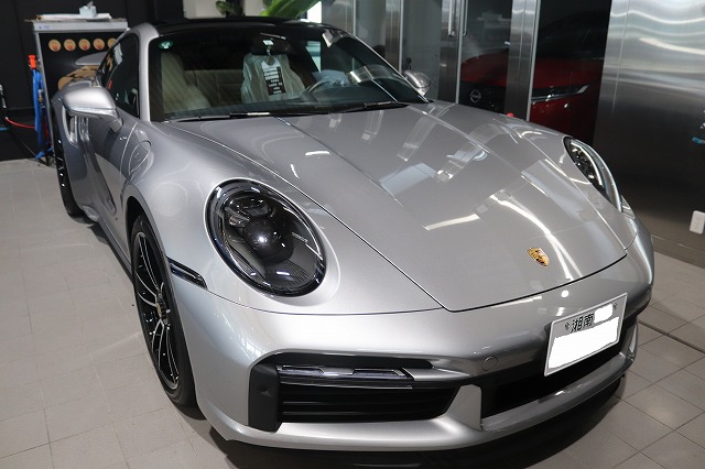 ポルシェ911ターボS フロント - トータルカービューティIIC ポルシェ911ターボS フロント