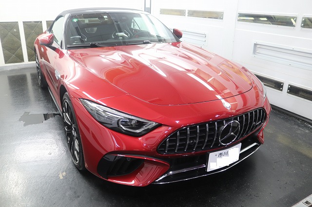 ベンツAMG SL-63 フロント② - トータルカービューティIIC ベンツAMG SL-63 フロント②