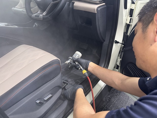 車内清浄吹付施工 デオファクターモビ - トータルカービューティIIC 車内清浄吹付施工 デオファクターモビ