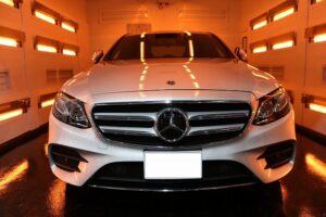 ベンツE300 遠赤外線ブース