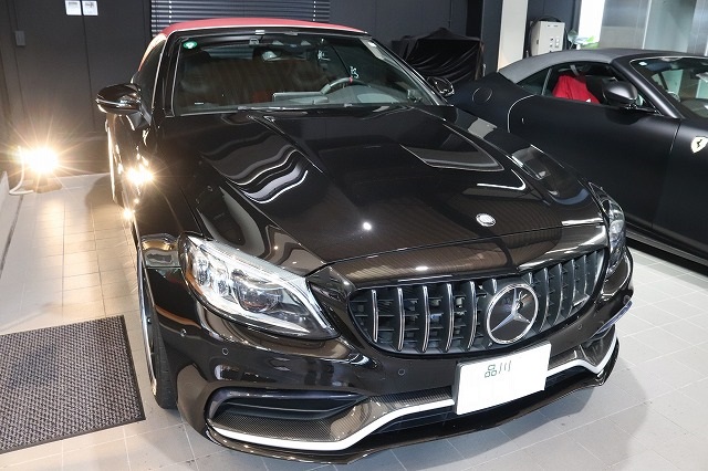 IMG_3261 - トータルカービューティIIC メルセデスベンツAMG C63S フロント