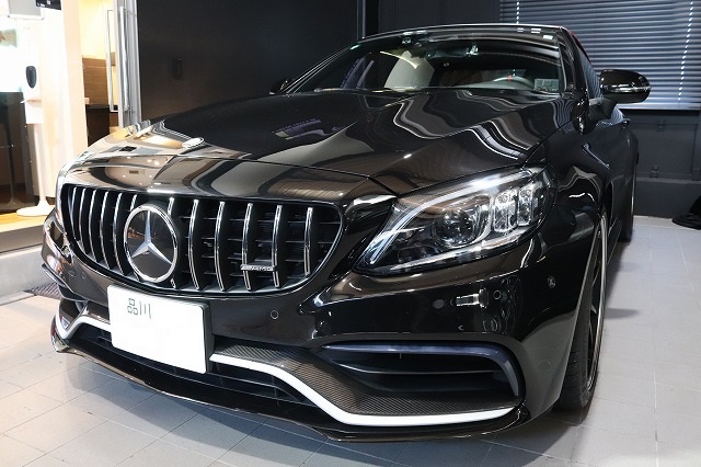メルセデスベンツAMG C63S フロント② - トータルカービューティIIC メルセデスベンツAMG C63S フロント②