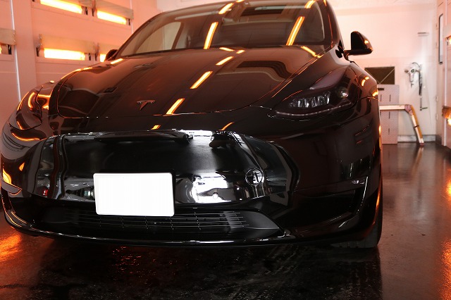 テスラモデルY フロント - トータルカービューティIIC テスラモデルY フロント