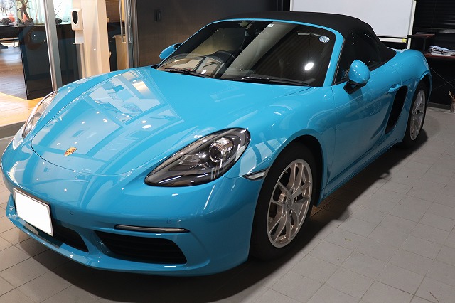 ポルシェ718ボクスター フロント - トータルカービューティIIC ポルシェ718ボクスター フロント