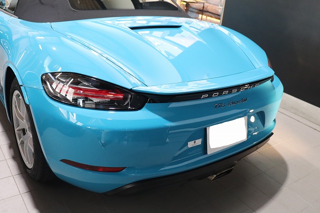 ポルシェ718ボクスター リア - トータルカービューティIIC ポルシェ718ボクスター リア