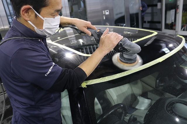 BMWミニクロスオーバー 下地処理 研磨 - トータルカービューティIIC BMWミニクロスオーバー 下地処理 研磨