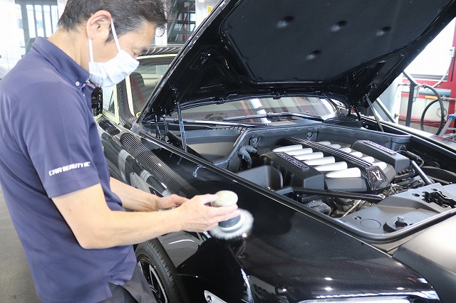 ロールスロイス レイス 下地処理 研磨 - トータルカービューティIIC ロールスロイス レイス 下地処理 研磨