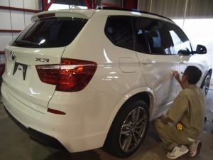BMWX3　コーティング