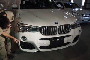 ＢＭＷＸ３にエシュロンＮＡＮＯ－ＦＩｌを新車で施工