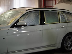 BMW３シリーズ 養生