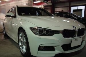 BMW３シリーズにクォーツガラスコーティング