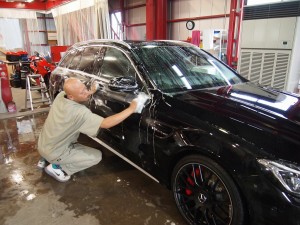メルセデスベンツAMG　洗車