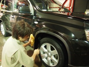 日産エクストレイル 細部洗浄 - トータルカービューティIIC 日産エクストレイル 細部洗浄