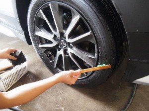 CX-5 ホイール洗浄 - トータルカービューティIIC CX-5 ホイール洗浄