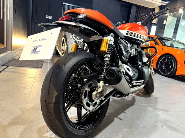トライアンフ スピードツイン1200 リア バイクコーティング - トータルカービューティIIC トライアンフ スピードツイン1200 リア バイクコーティング