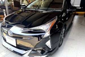 トヨタプリウスにペンキミスト除去