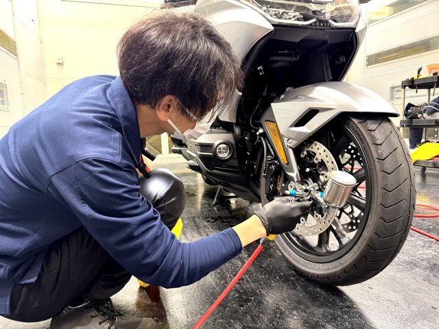 ホンダ ゴールドウィング スプレーコーティング - トータルカービューティIIC ホンダ ゴールドウィング スプレーコーティング