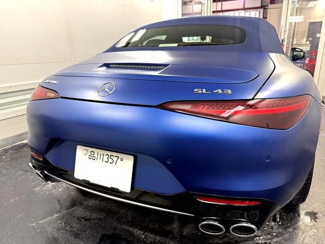 メルセデスベンツSL43にマットコーティング( SystemX MF)