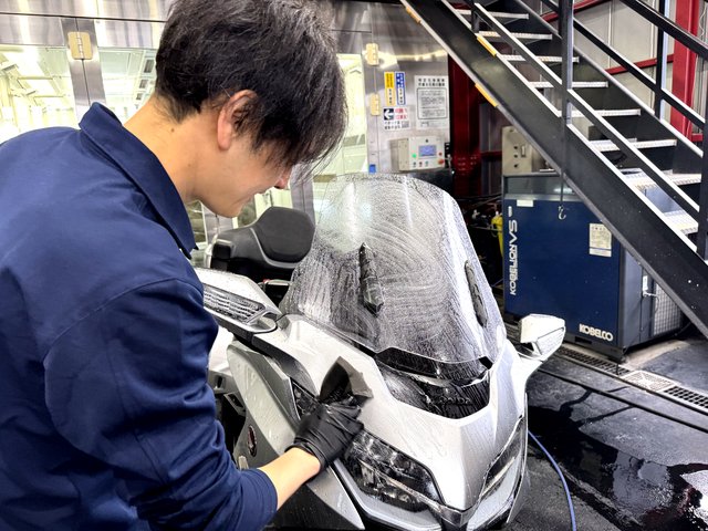 洗車 ホンダ ゴールドウィング - トータルカービューティIIC 洗車 ホンダ ゴールドウィング