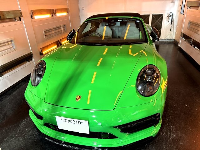 カレラ911GTSにセラミックコーティング