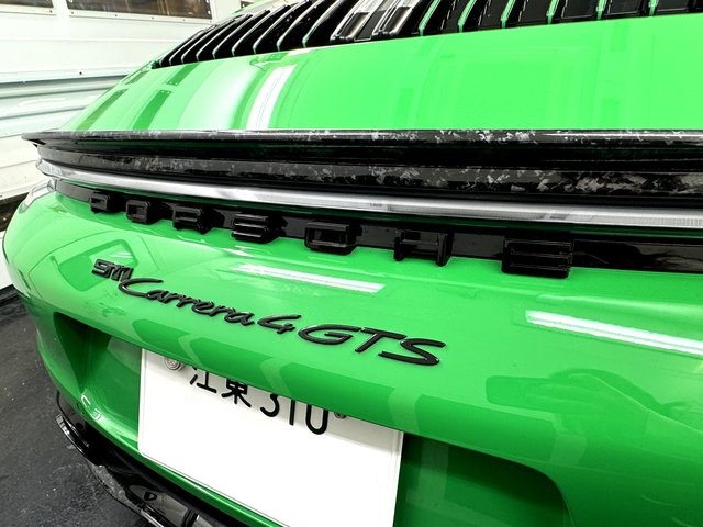 カレラ911GTSにセラミックコーティング