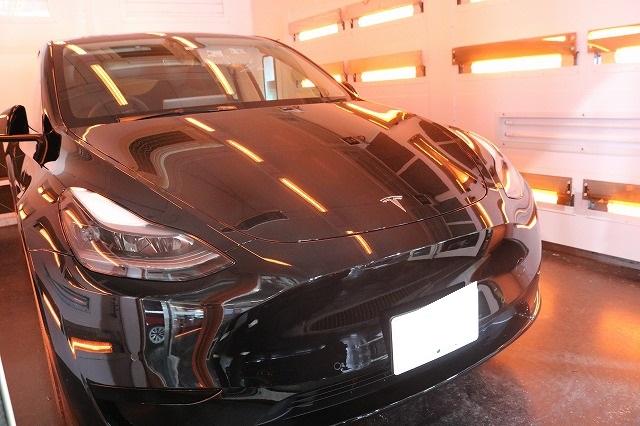 テスラモデルY 遠赤外線乾燥 - トータルカービューティIIC テスラモデルY 遠赤外線乾燥