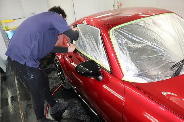 MAZDAロードスターRF  窓ガラスコート