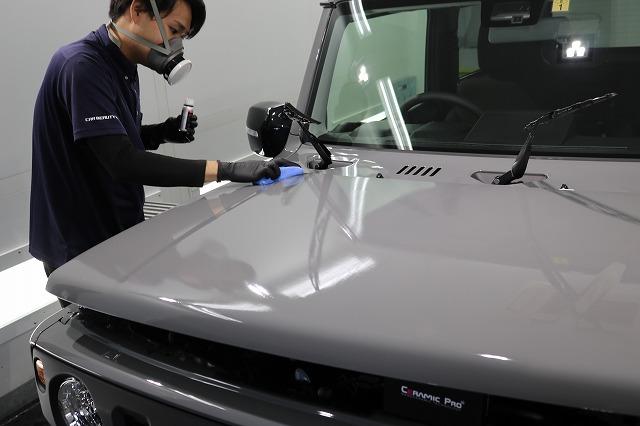 ジムニー カーコーティング剤 塗布 - トータルカービューティIIC ジムニー カーコーティング剤 塗布
