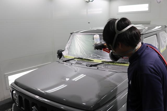 スズキジムニー スプレー塗布 - トータルカービューティIIC スズキジムニー スプレー塗布