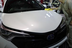 トヨタC-HR コーティング 拭きあげ - トータルカービューティIIC トヨタC-HR コーティング 拭きあげ