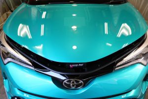トヨタC-HR 施工後 ボンネット - トータルカービューティIIC トヨタC-HR 施工後 ボンネット