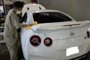 35GTR コーティング 拭きあげ - トータルカービューティIIC 35GTR コーティング 拭きあげ