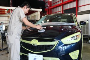 マツダCX-5 研磨 ボンネット - トータルカービューティIIC マツダCX-5 研磨 ボンネット