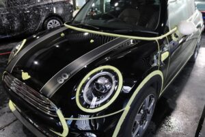 BMWミニクーパー マスキング②