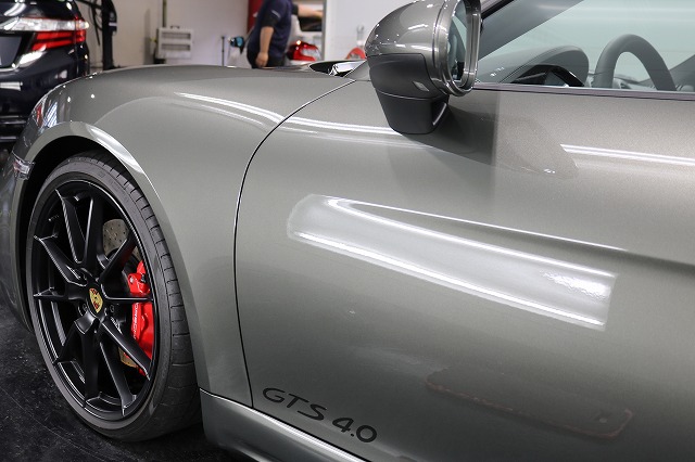 ポルシェ718 ボクスターGTS カーコーティング - トータルカービューティIIC ポルシェ718 ボクスターGTS カーコーティング