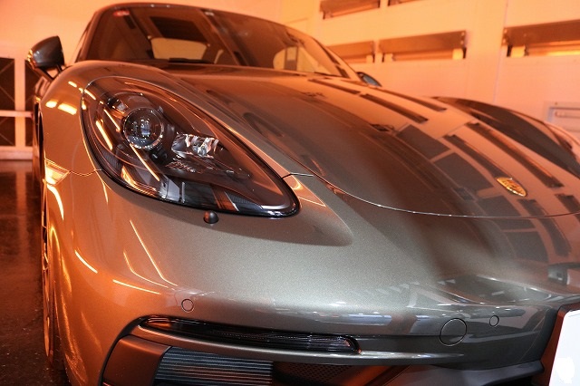 ポルシェ718 ボクスターGTS フロント アップ - トータルカービューティIIC ポルシェ718 ボクスターGTS フロント アップ
